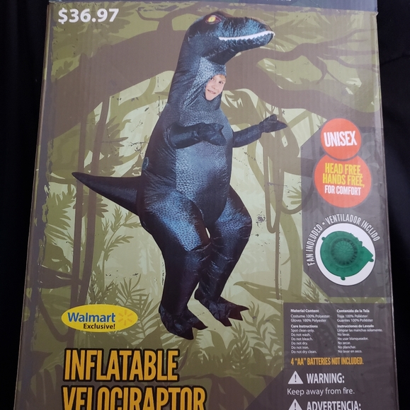 Costumes Velociraptor Inflatable Halloween Costume New Poshmark